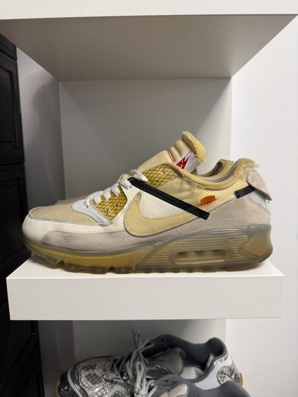 Nike Air Max 90 Off-White The Ten Sail Size 12 AA7293-100 Virgil Abloh